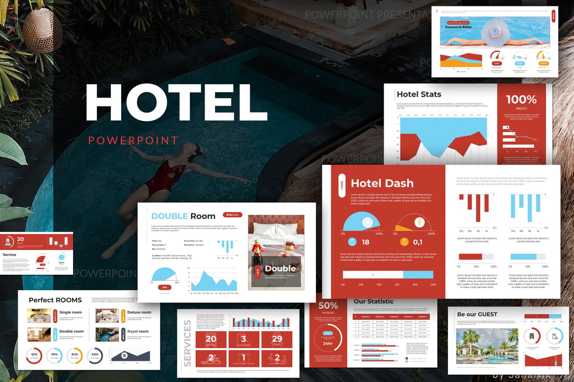 Template Presentasi PowerPoint Hotel yang Menarik dan Profesional