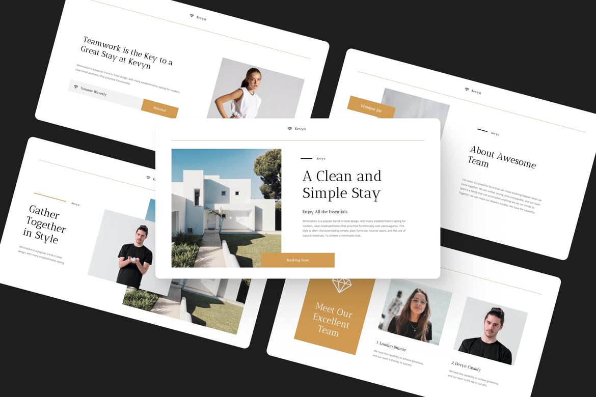 Template Presentasi PowerPoint Hotel yang Menarik dan Profesional