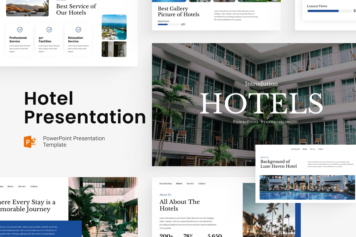 Template Powerpoint Hotel yang Menarik dan Profesional