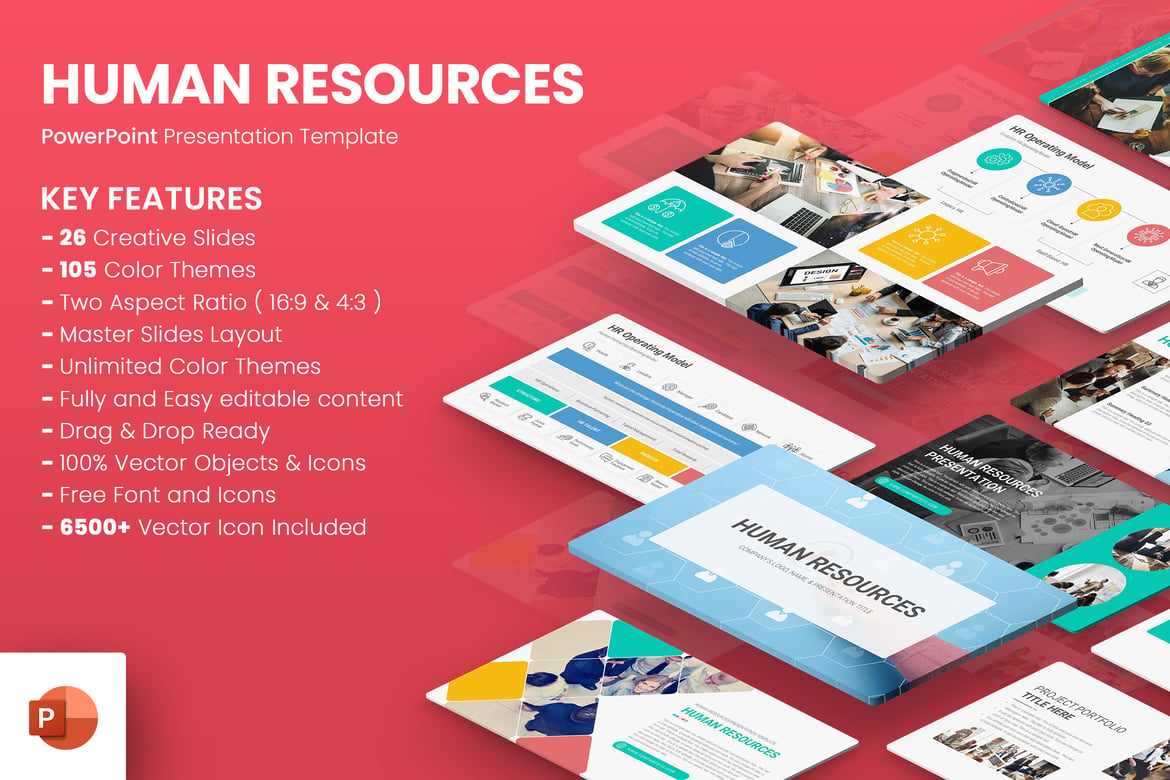 Template PowerPoint Sumber Daya Manusia yang Profesional dan Menarik