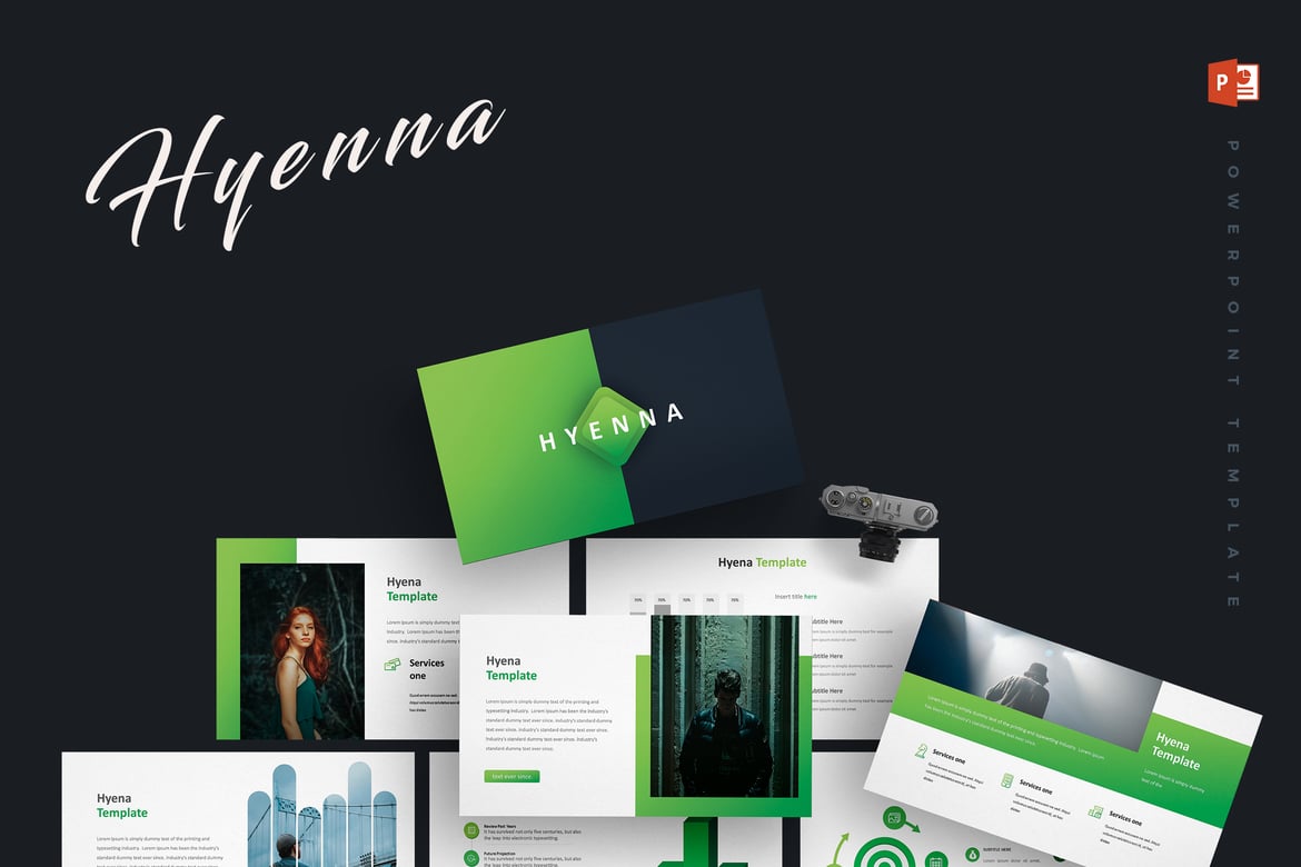 Template Powerpoint Hyena - Solusi Kreatif untuk Presentasi Anda