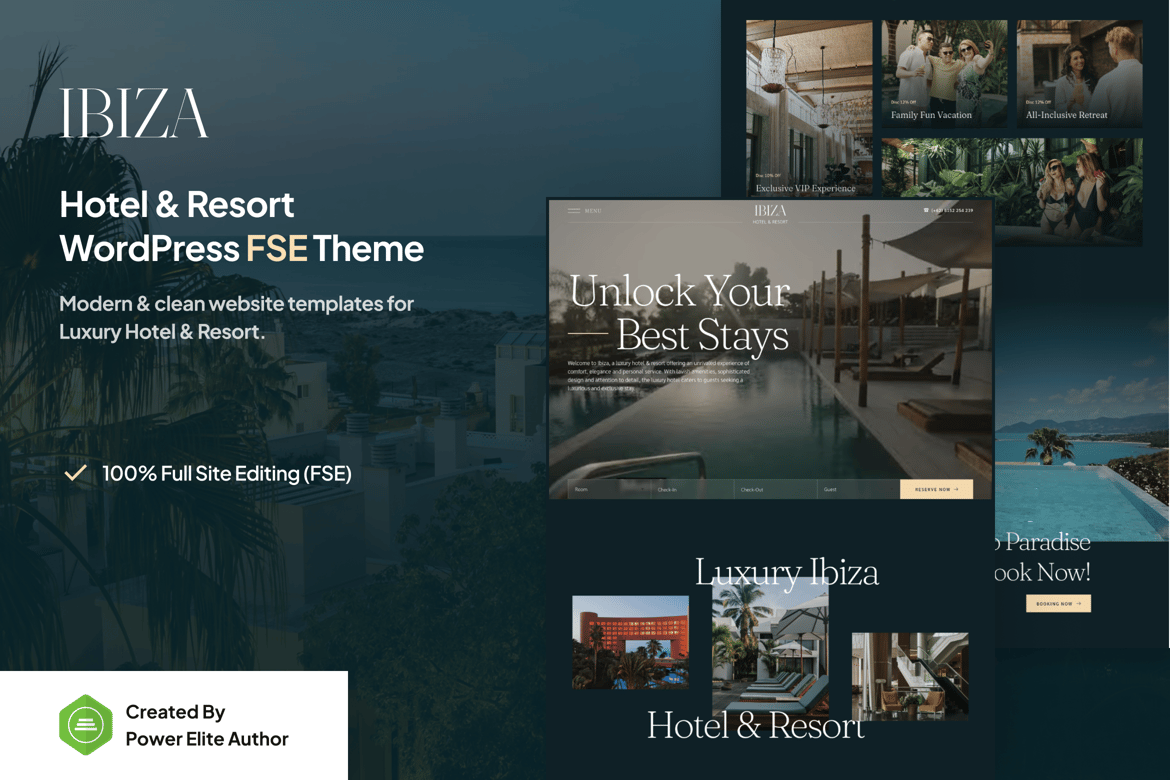 Ibiza – Tema WordPress Mewah untuk Hotel & Resort
