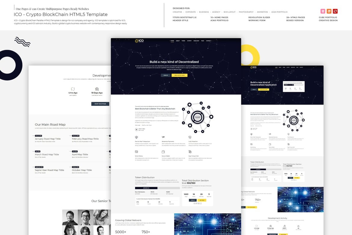 Template Website ICO - Solusi Terbaik untuk Perusahaan Crypto Anda