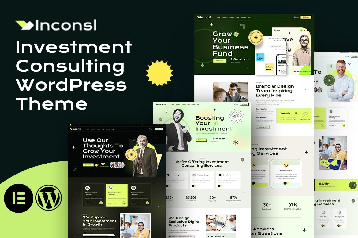 Iconsl - Tema WordPress Konsultasi Investasi yang Memukau