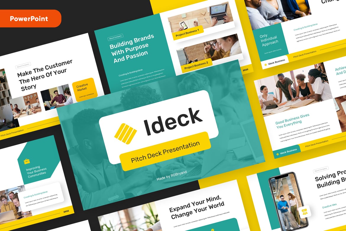 IDECK - Template Presentasi PowerPoint yang Profesional dan Serbaguna