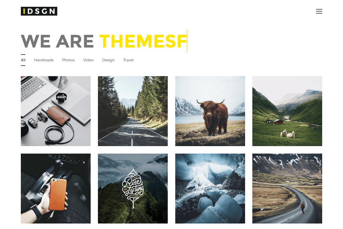 iDsgn - Template Portfolio Minimalis untuk Kreatifitas Tanpa Batas