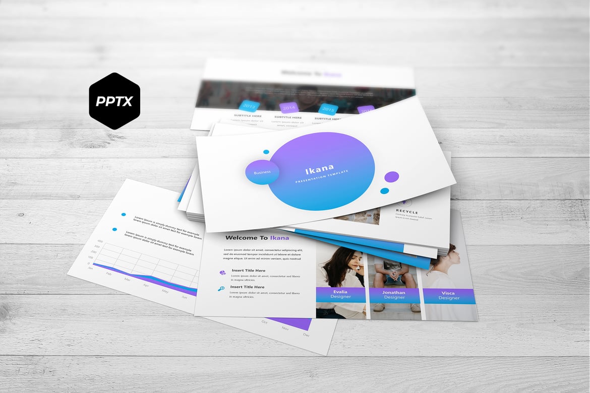 Ikana - Template PowerPoint Serbaguna yang Menarik