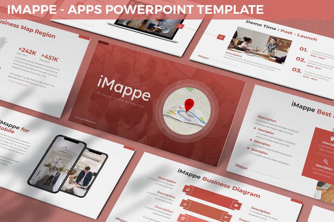 iMappe - Template Presentasi PowerPoint untuk Aplikasi
