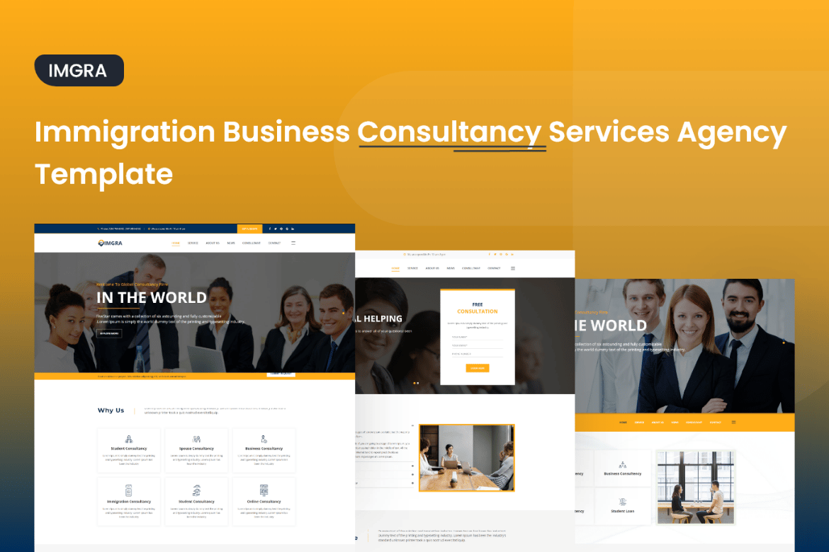 Template Website IMGRA - Layanan Konsultasi Bisnis Imigrasi yang Profesional