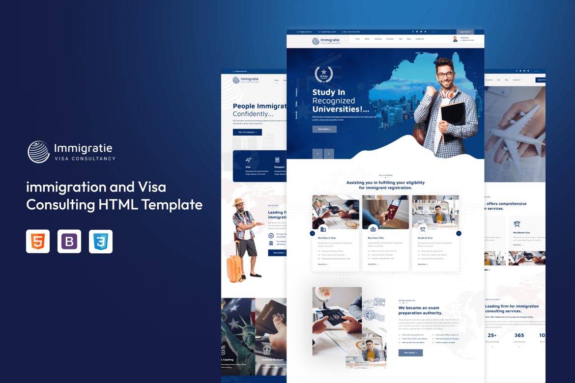 Template Website Imigrasi - Solusi Modern untuk Layanan Visa dan Konsultasi