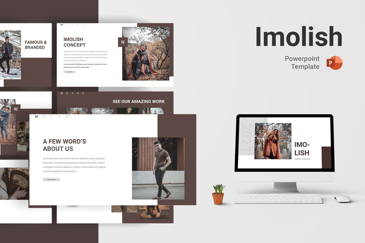 Template Powerpoint Imolish - Solusi Presentasi Kreatif dan Profesional