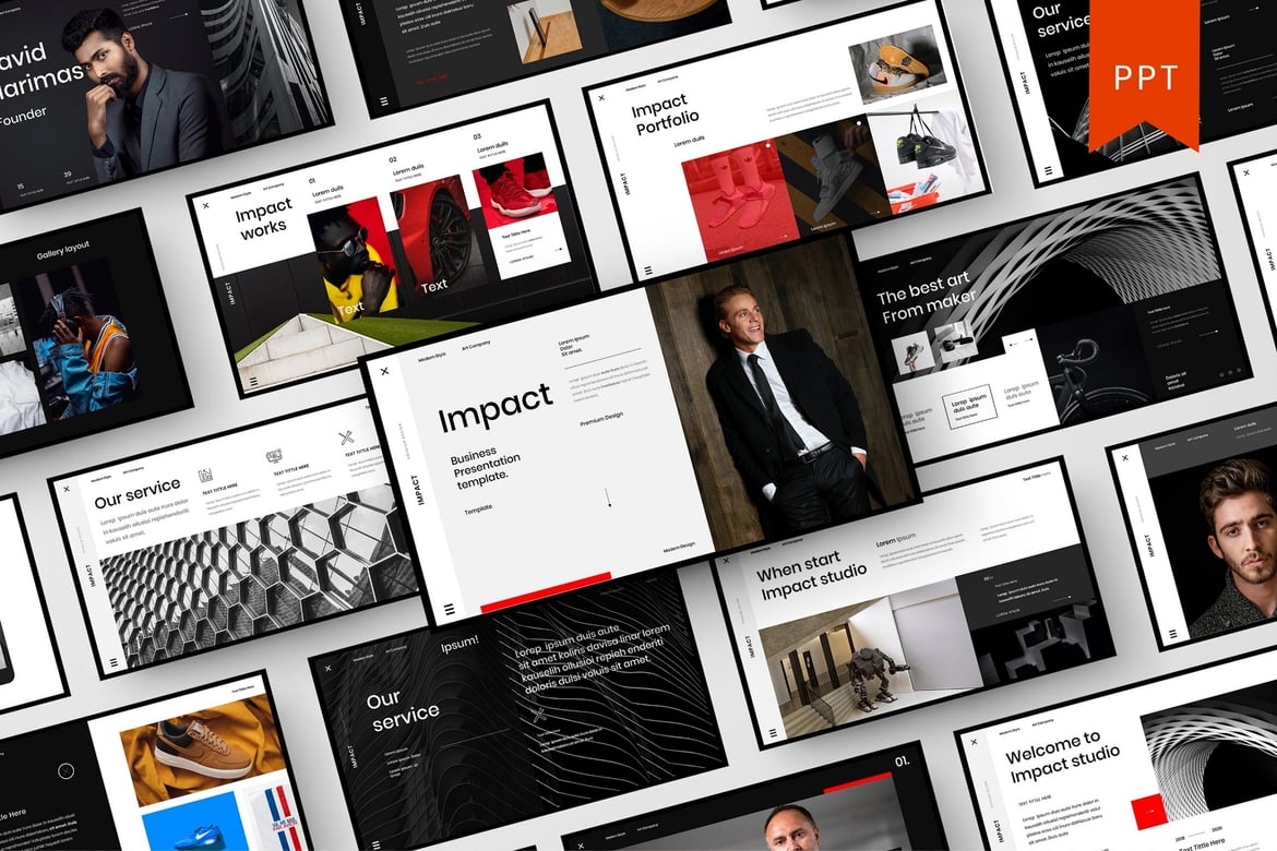 Template PowerPoint Impact – Solusi Presentasi Profesional Anda