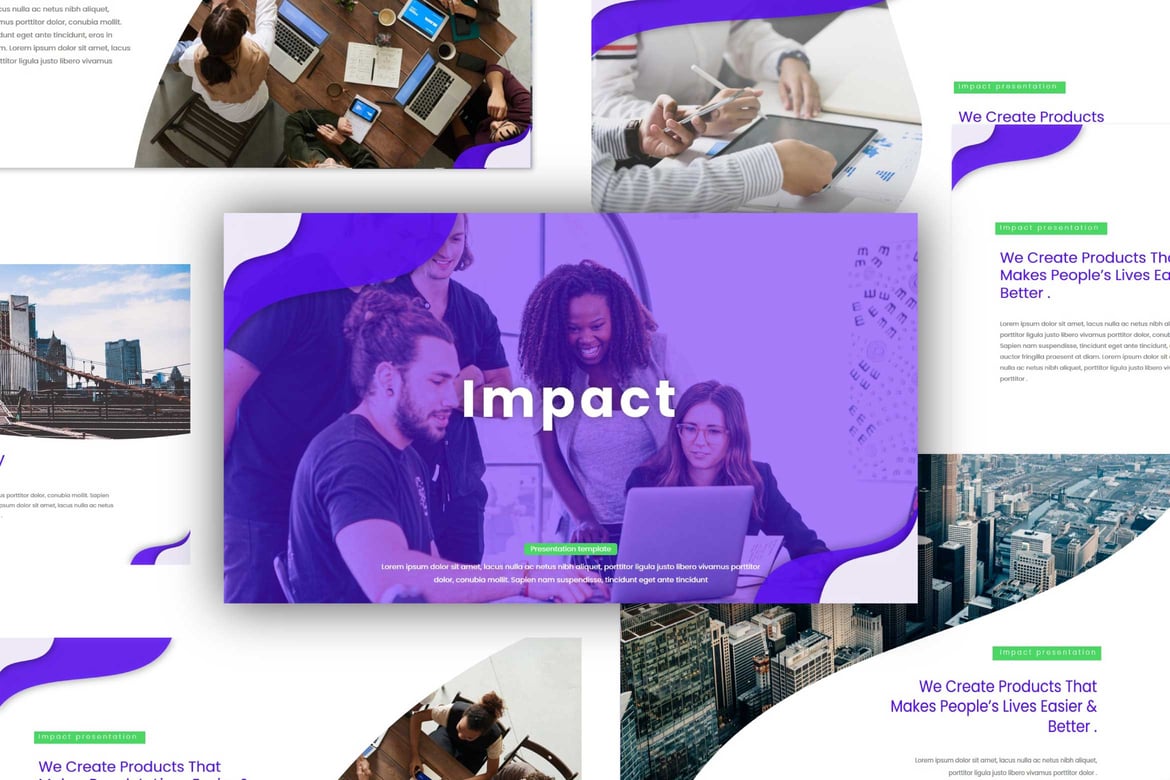 Template PowerPoint Impact: Elegan dan Profesional untuk Segala Kebutuhan