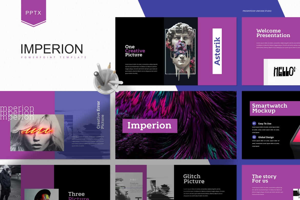 Template Presentasi Imperion - Powerpoint Modern dan Profesional