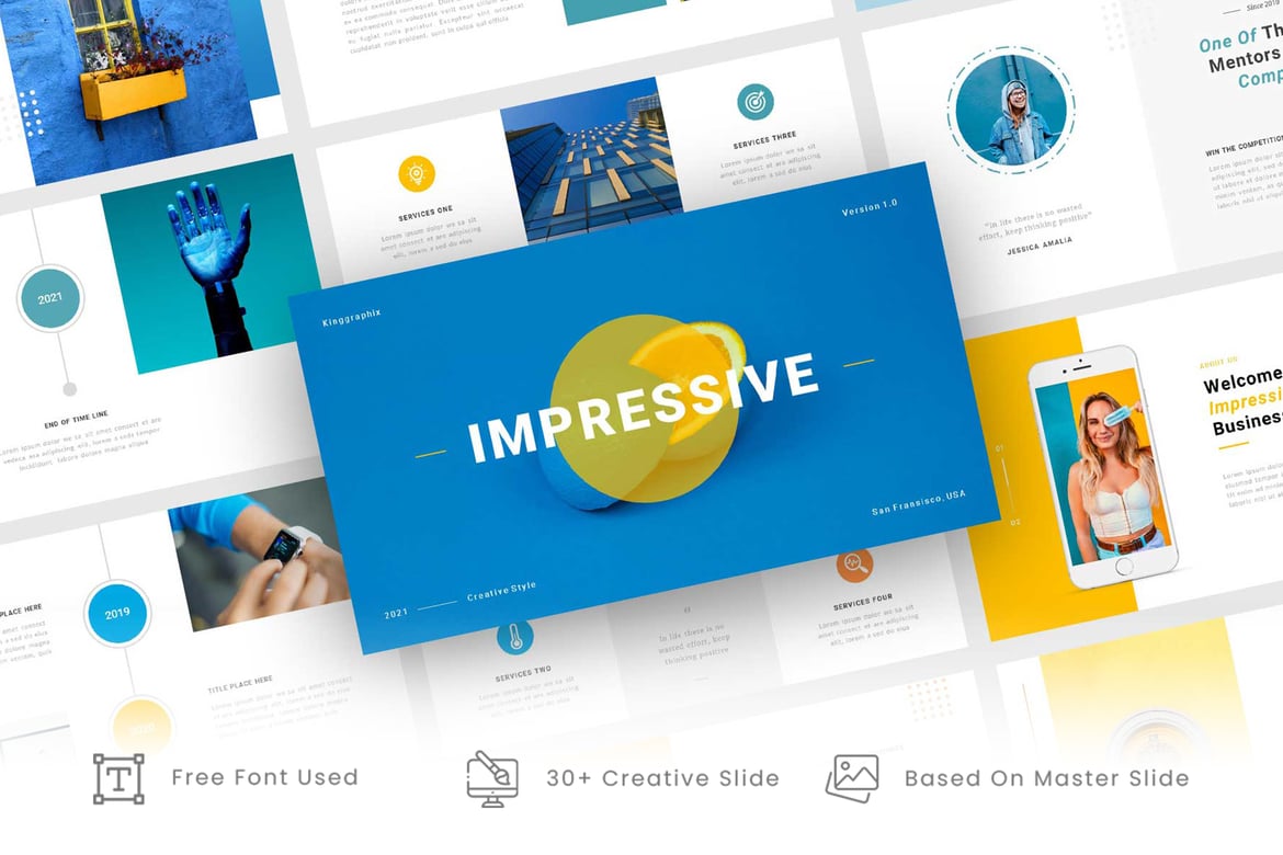 Template PowerPoint Kreatif untuk Bisnis yang Mengesankan