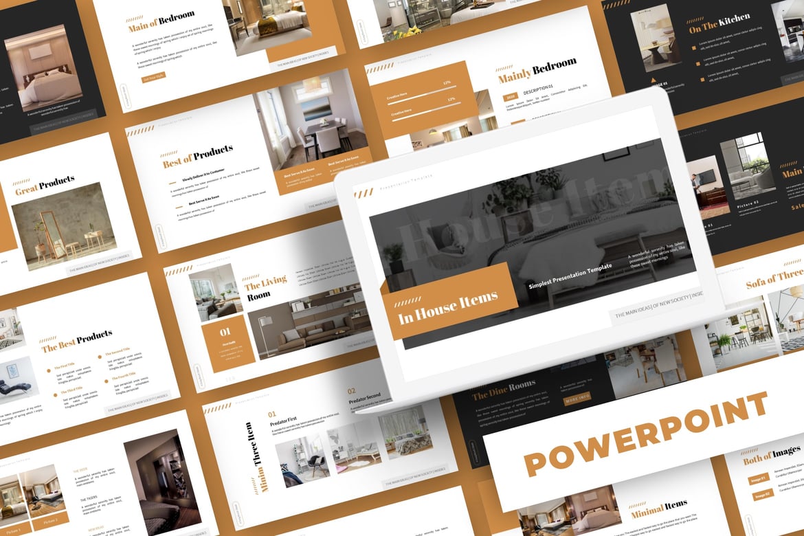 Template Powerpoint In House - Solusi Presentasi Kreatif Anda
