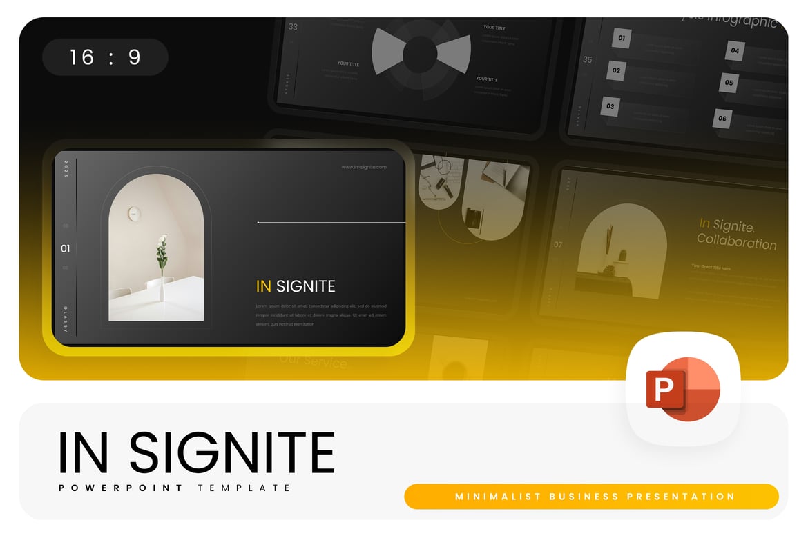 In Signite – Template PowerPoint Minimalis untuk Bisnis