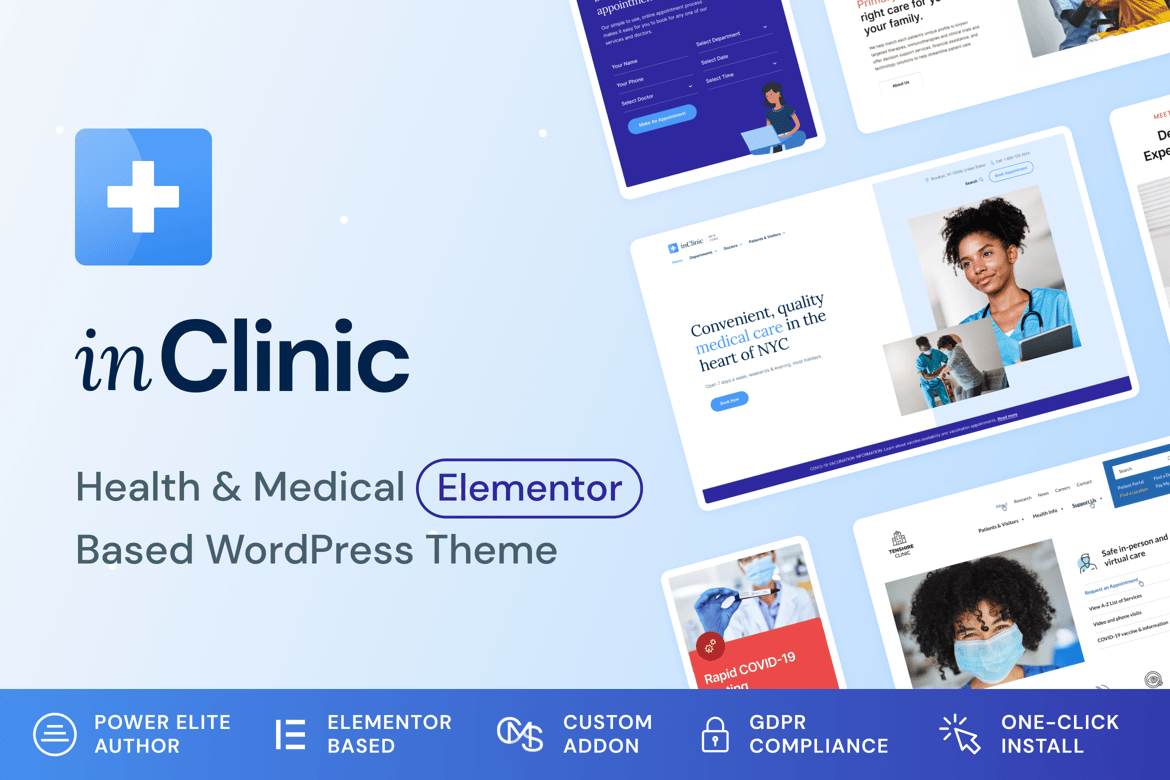 InClinic - Tema WordPress Kesehatan dan Medis yang Ideal