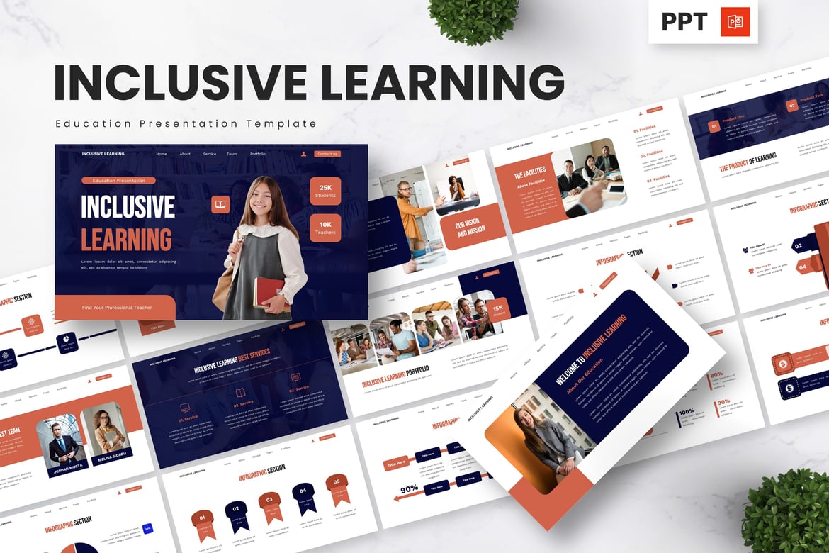 Template Presentasi Pendidikan Inklusif yang Menarik dan Modern