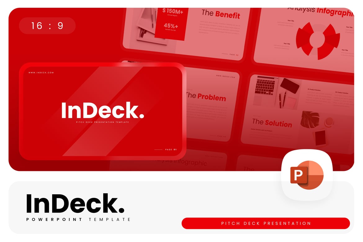 InDeck – Template PowerPoint Pitch Deck yang Menarik dan Profesional