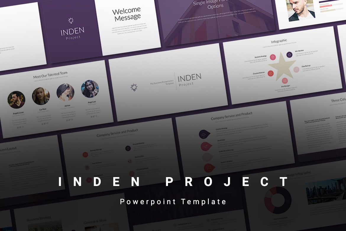 Template Powerpoint INDEN - Solusi Presentasi Kreatif dan Profesional