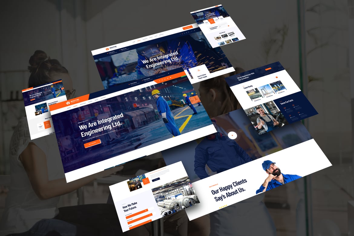 Industing - Tema WordPress Profesional untuk Industri dan Pabrik