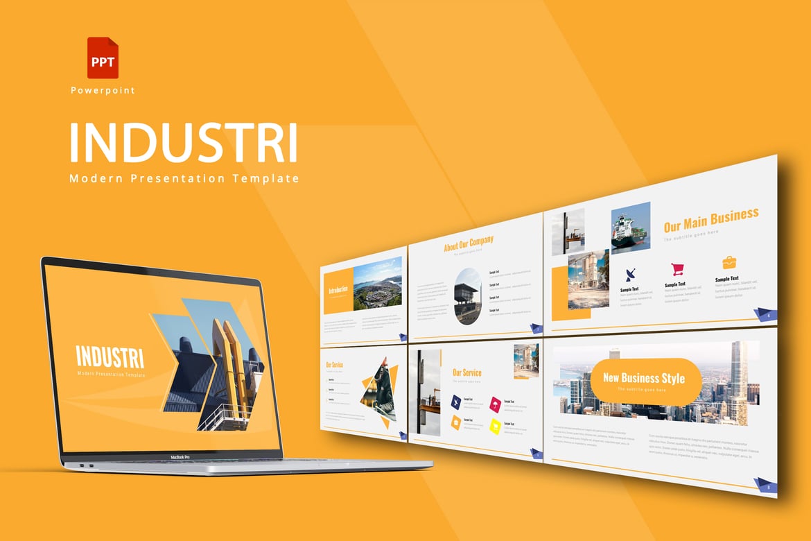 Template PowerPoint Industri - Solusi Presentasi Menarik untuk Bisnis dan Pribadi