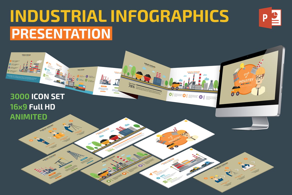 Presentasi Powerpoint Profesional untuk Industri yang Menarik