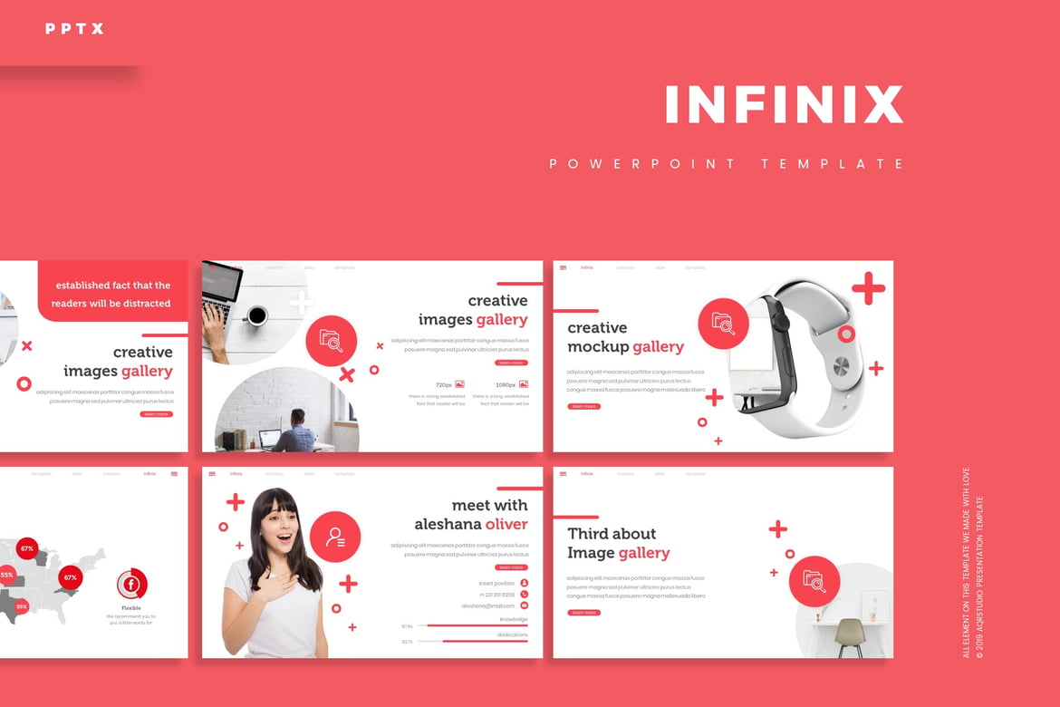 Infinix - Template Powerpoint Serbaguna yang Menarik