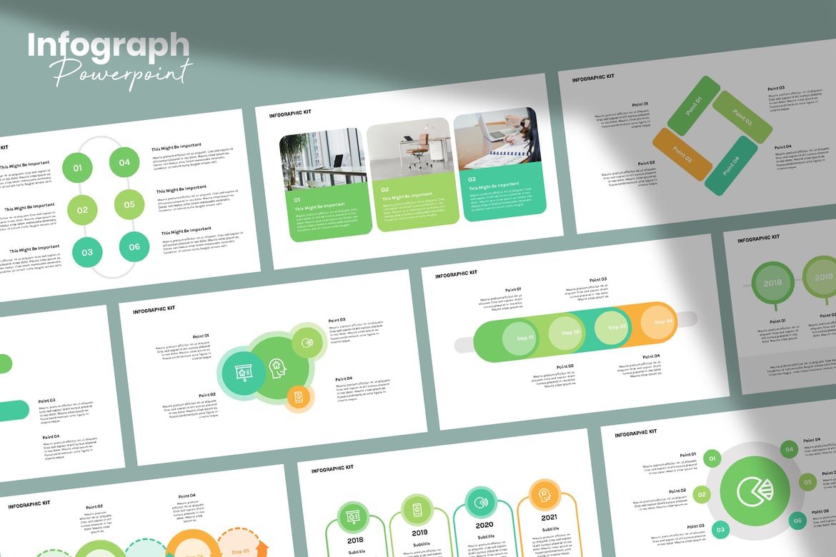 Template PowerPoint Infografis yang Profesional dan Serbaguna