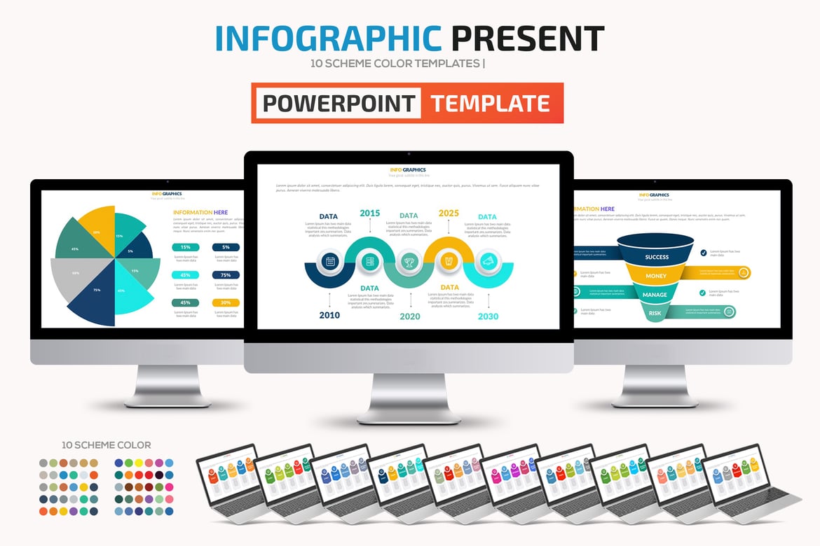 Template Powerpoint Infografis yang Menarik dan Interaktif