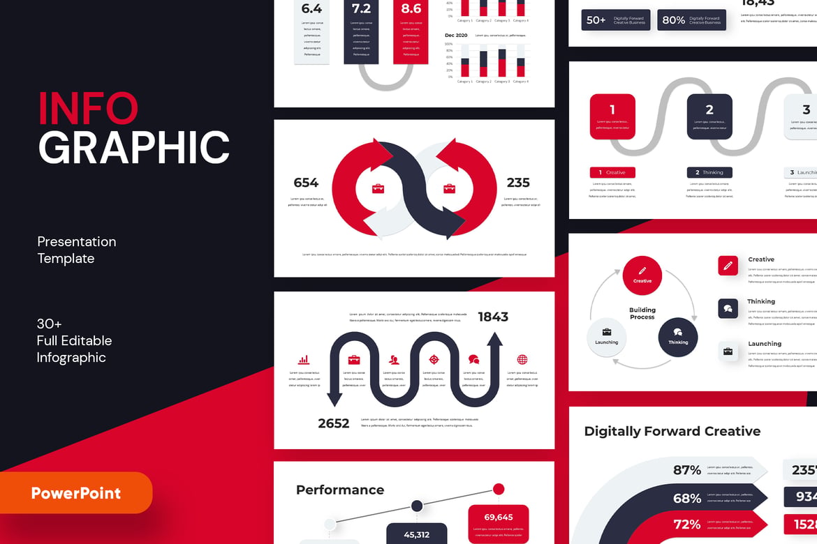 Template Powerpoint Infografis Profesional untuk Semua Kebutuhan