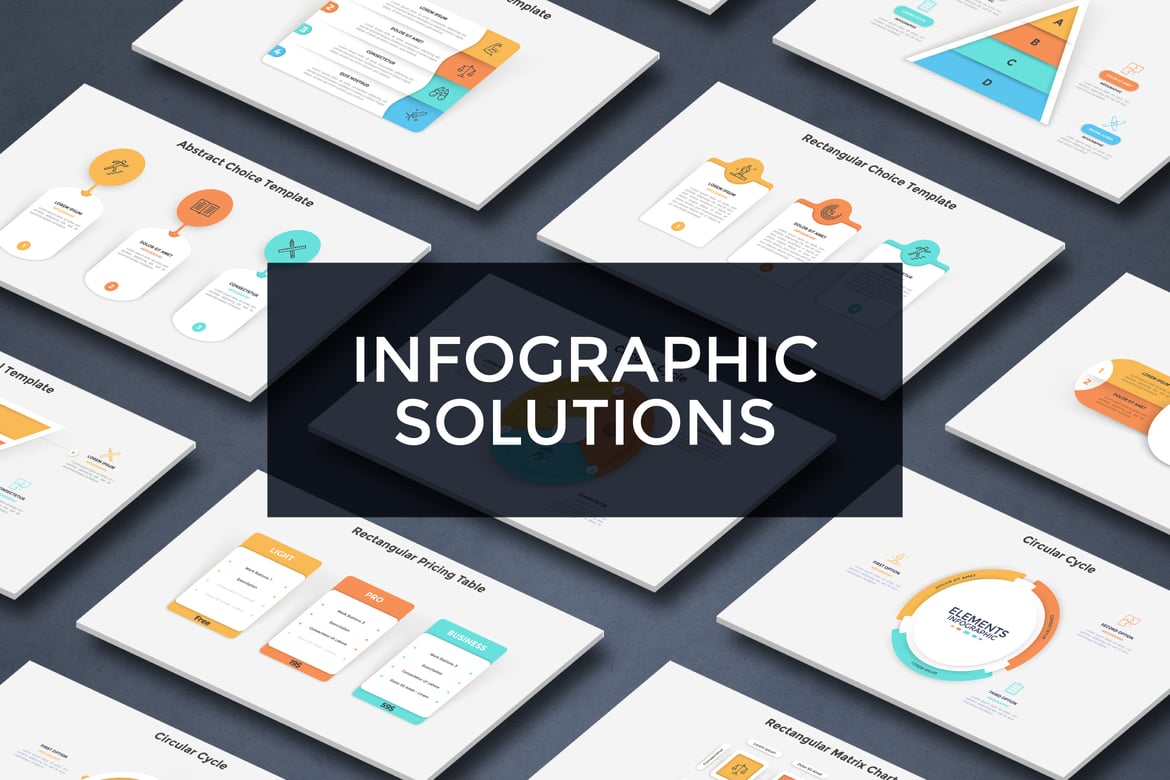 Kumpulan Template PowerPoint Infografis P4 yang Menarik