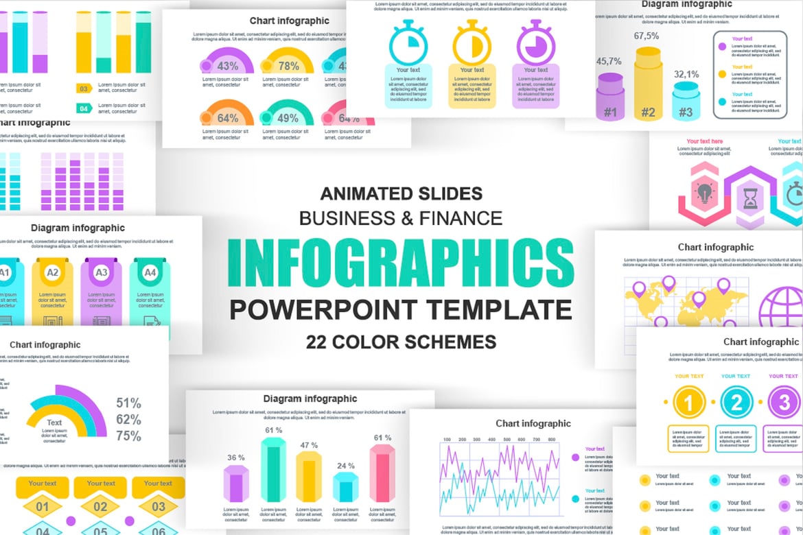 Template Powerpoint Infografis Multifungsi yang Menarik