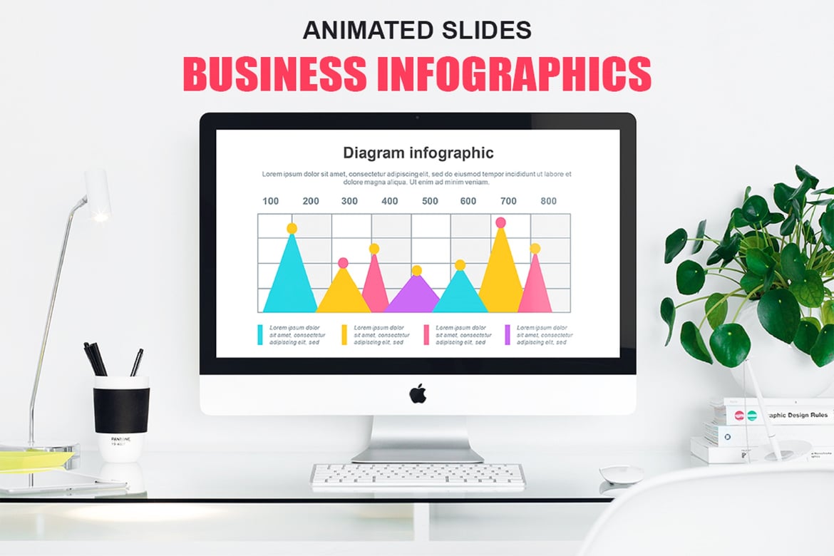 Template Presentasi Powerpoint Infografis yang Menarik dan Interaktif