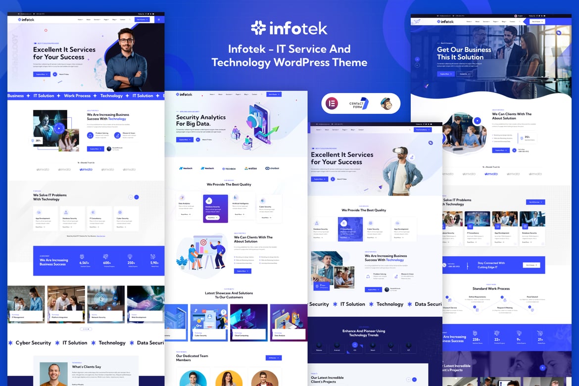 Infotek - Tema WordPress untuk Layanan IT dan Teknologi yang Modern