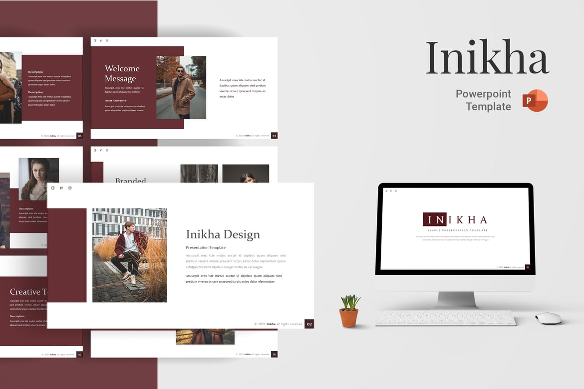 Inikha - Template Powerpoint Serbaguna dan Menarik