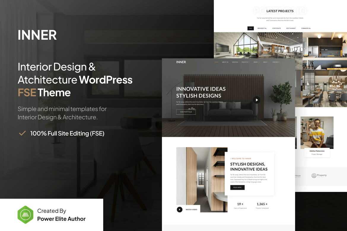 Inner - Tema WordPress Desain Interior & Arsitektur yang Modern