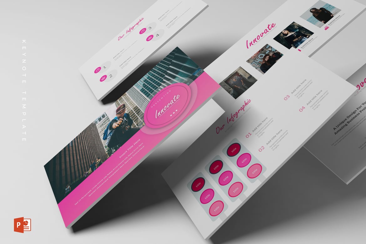 Template PowerPoint Innovate - Solusi Presentasi yang Kreatif