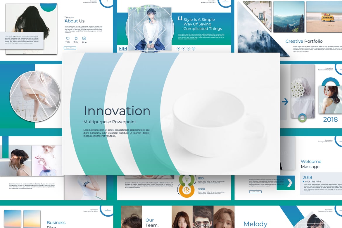 Template Presentasi Powerpoint Serbaguna yang Inovatif