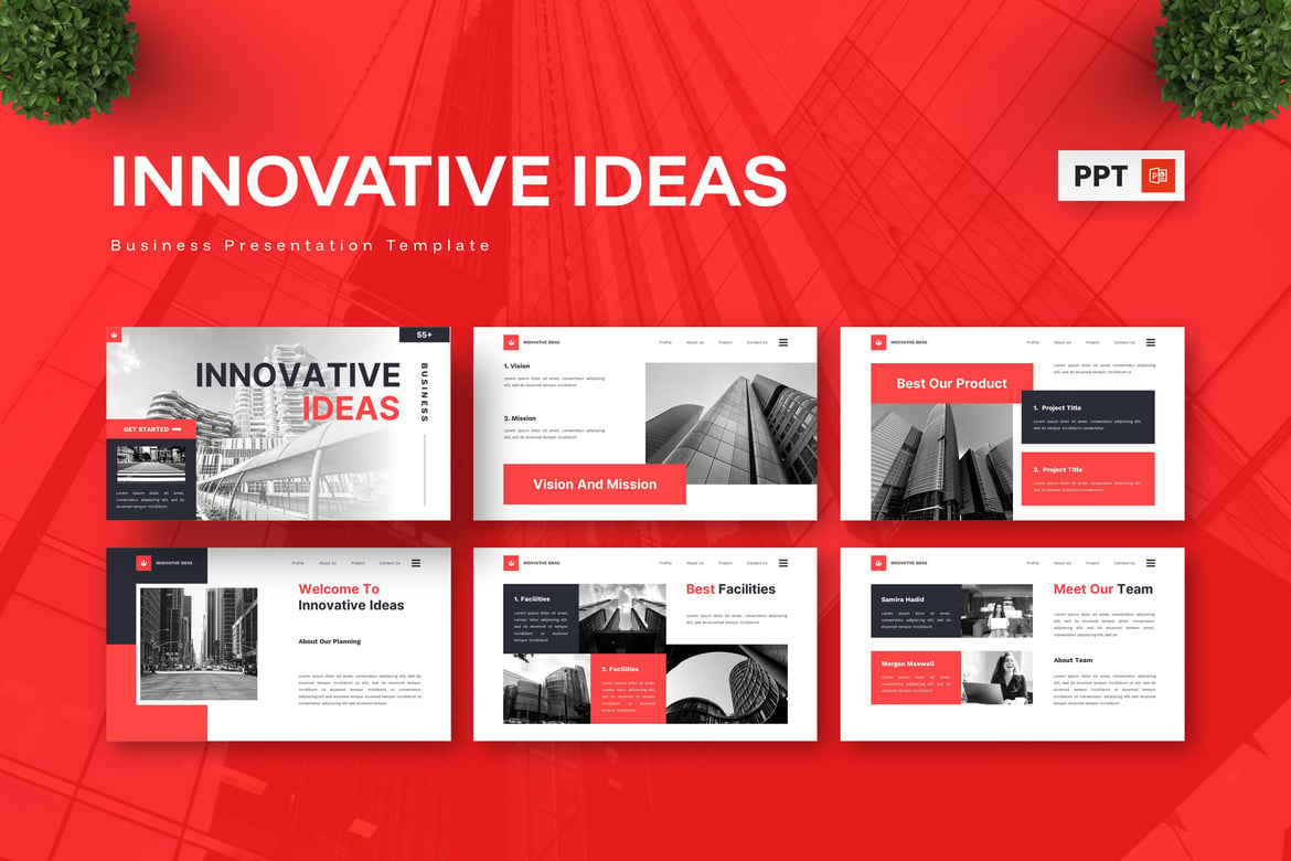 Template PowerPoint Kreatif untuk Bisnis yang Menginspirasi