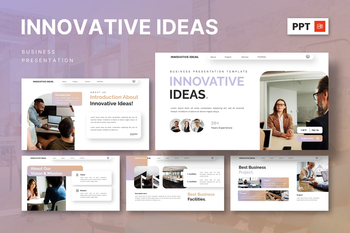 Template Presentasi PowerPoint Inovatif untuk Bisnis