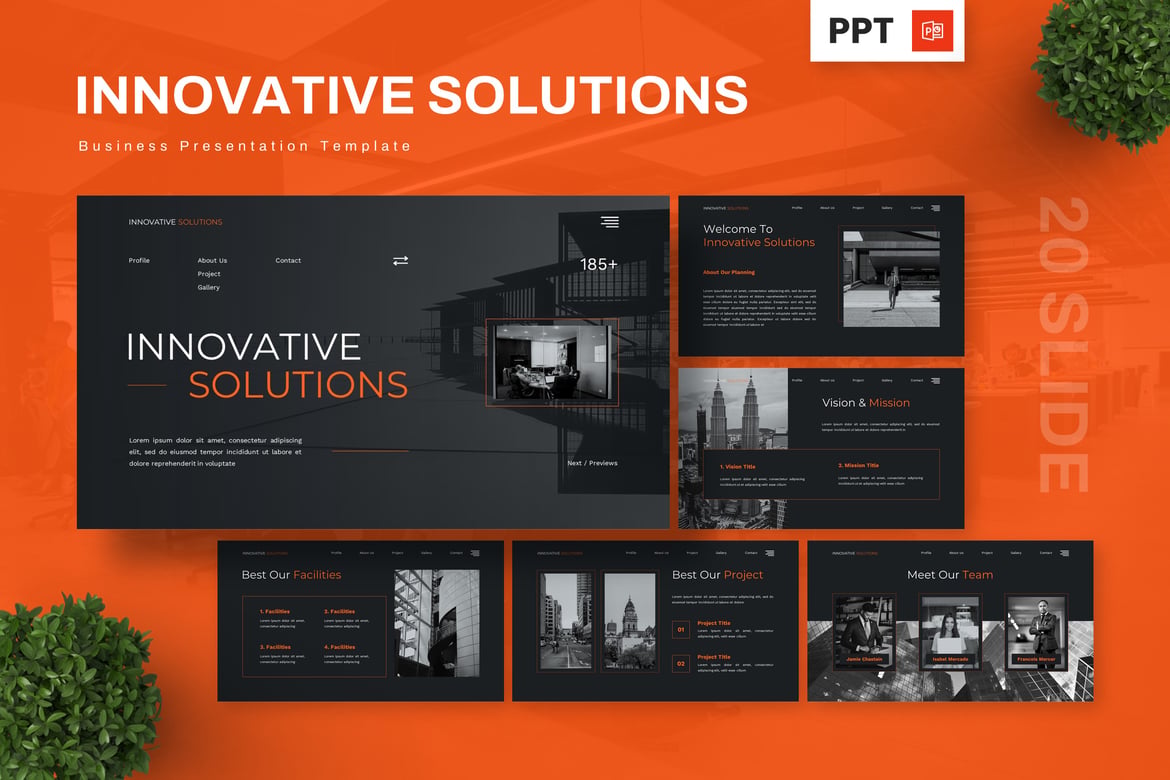 Template Presentasi Bisnis Inovatif - Powerpoint yang Menarik