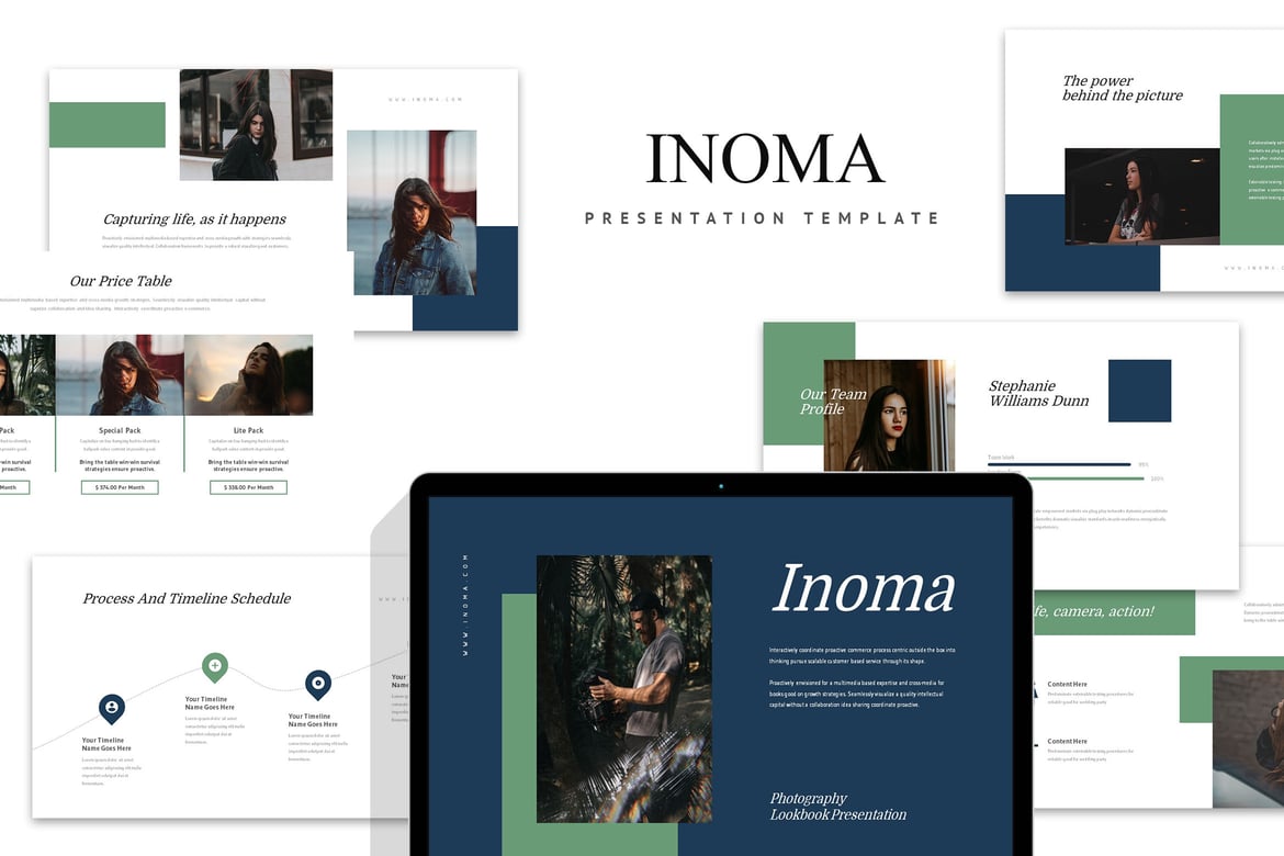 Inoma: Template Presentasi Fotografi yang Menarik di PowerPoint
