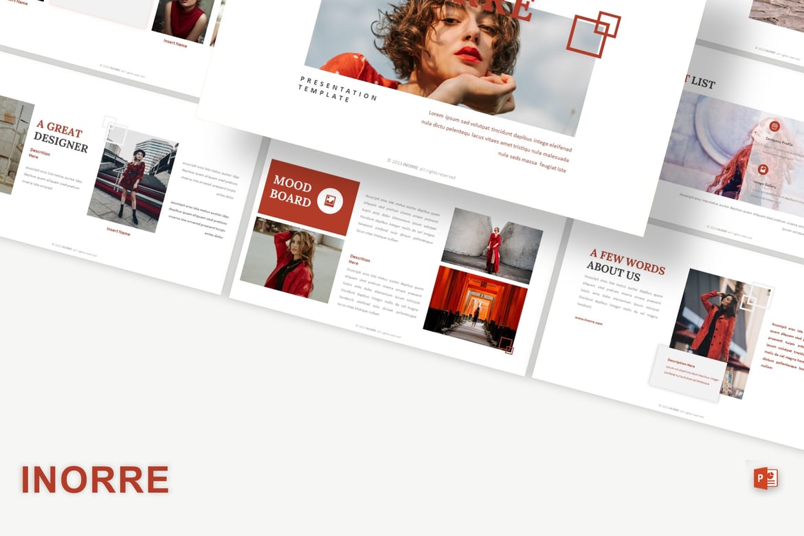 Inorre - Template Presentasi PowerPoint Modern dan Elegan