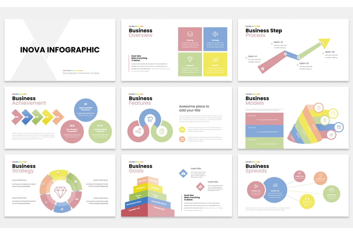 Inova - Template PowerPoint Infografis Menarik untuk Presentasi Anda