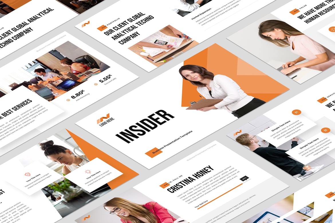 Template Presentasi PowerPoint Insider yang Menarik dan Profesional