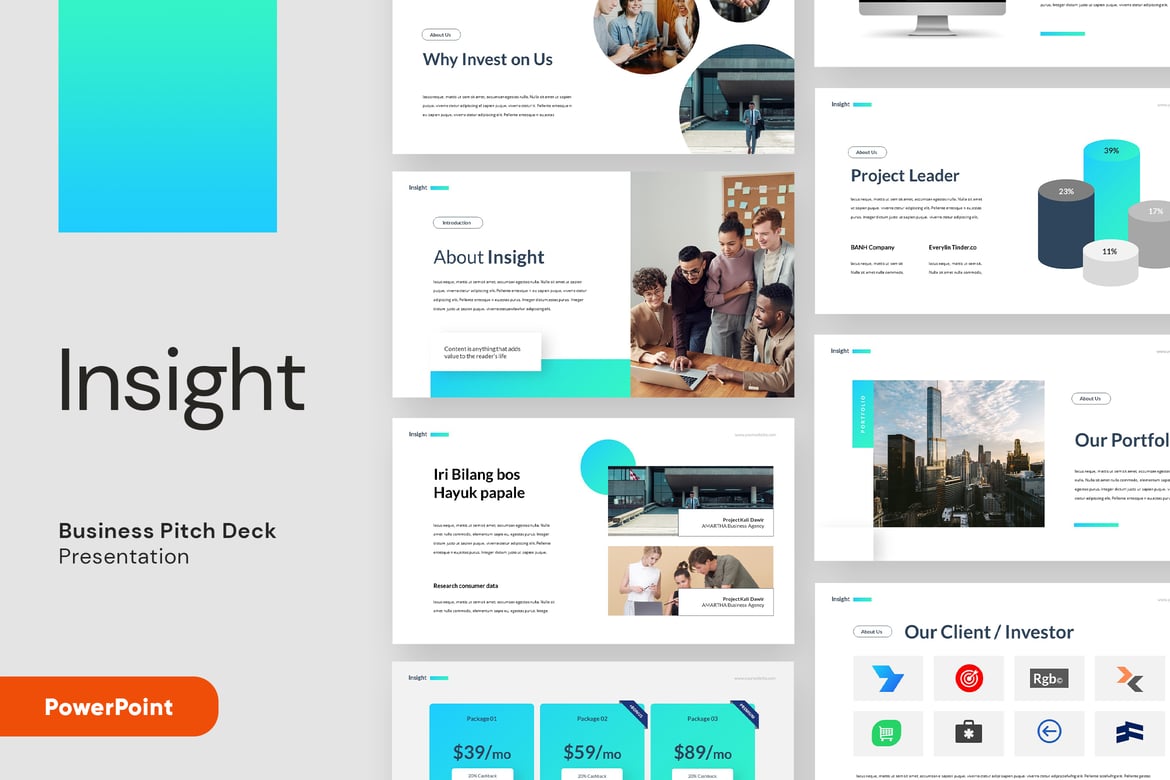 Template PowerPoint Presentasi Bisnis yang Menarik dan Profesional