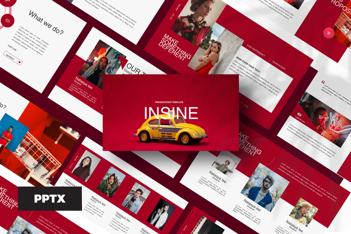 Insine - Template PowerPoint Kreatif dan Multifungsi