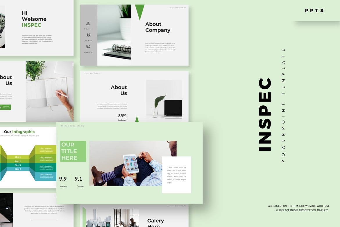 Template Powerpoint Inspec - Solusi Presentasi Profesional